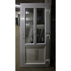 Vchodové dveře Aluplast 100x204 bílé