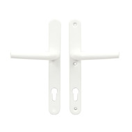 Kování k plastovým dveřím bílé