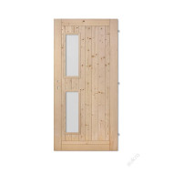 Vchodové dveře palubkové 2x sklo pod sebou