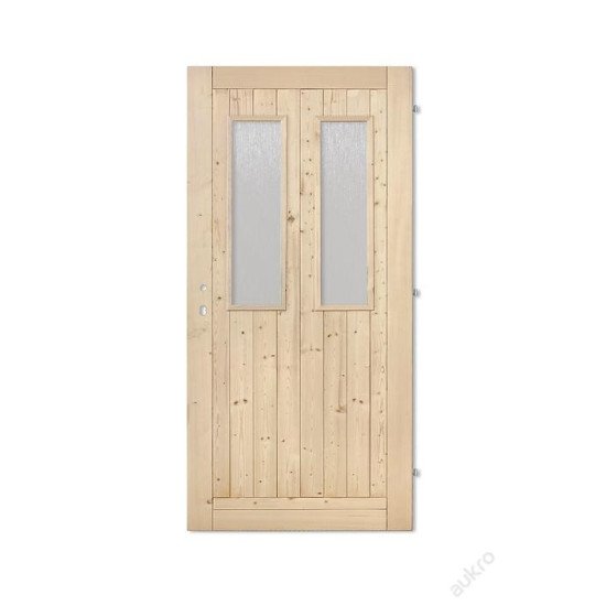 Vchodové dveře palubkové 2x sklo vedle sebe