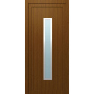 Vchodové dveře Comfort Hanna In 100 x 210 sklo zlatý dub