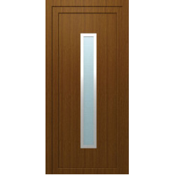 Vchodové dveře Comfort Hanna In 100 x 210 sklo zlatý dub