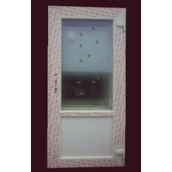 Vchodové dveře Aluplast 100x204 bílé